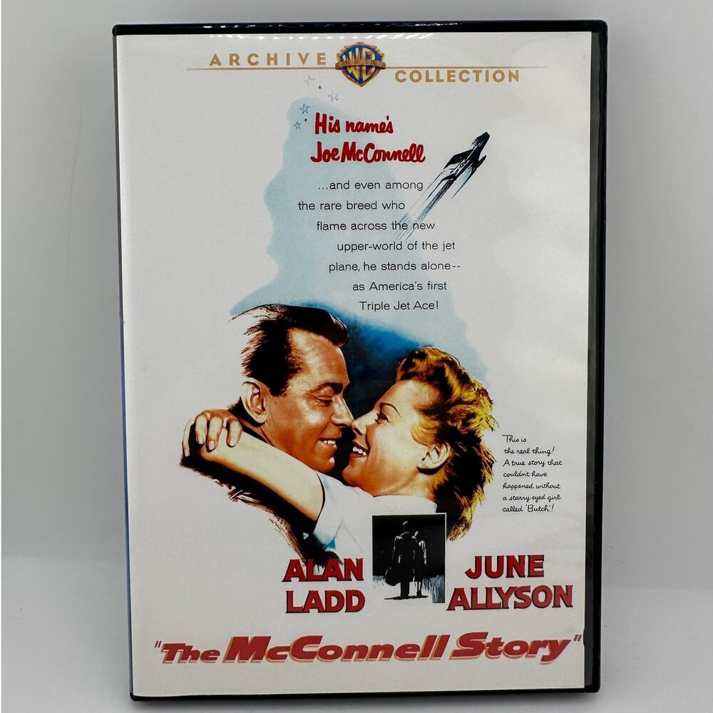 The McConnell Story DVD Warner Archive Alan Ladd June Allyson 1955 Korean War